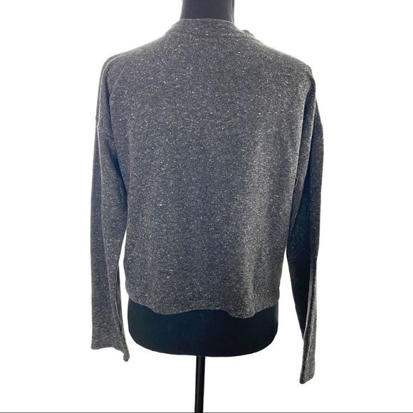 Zara Knit dark grey button up cardigan SZ S - Picture 5 of 7